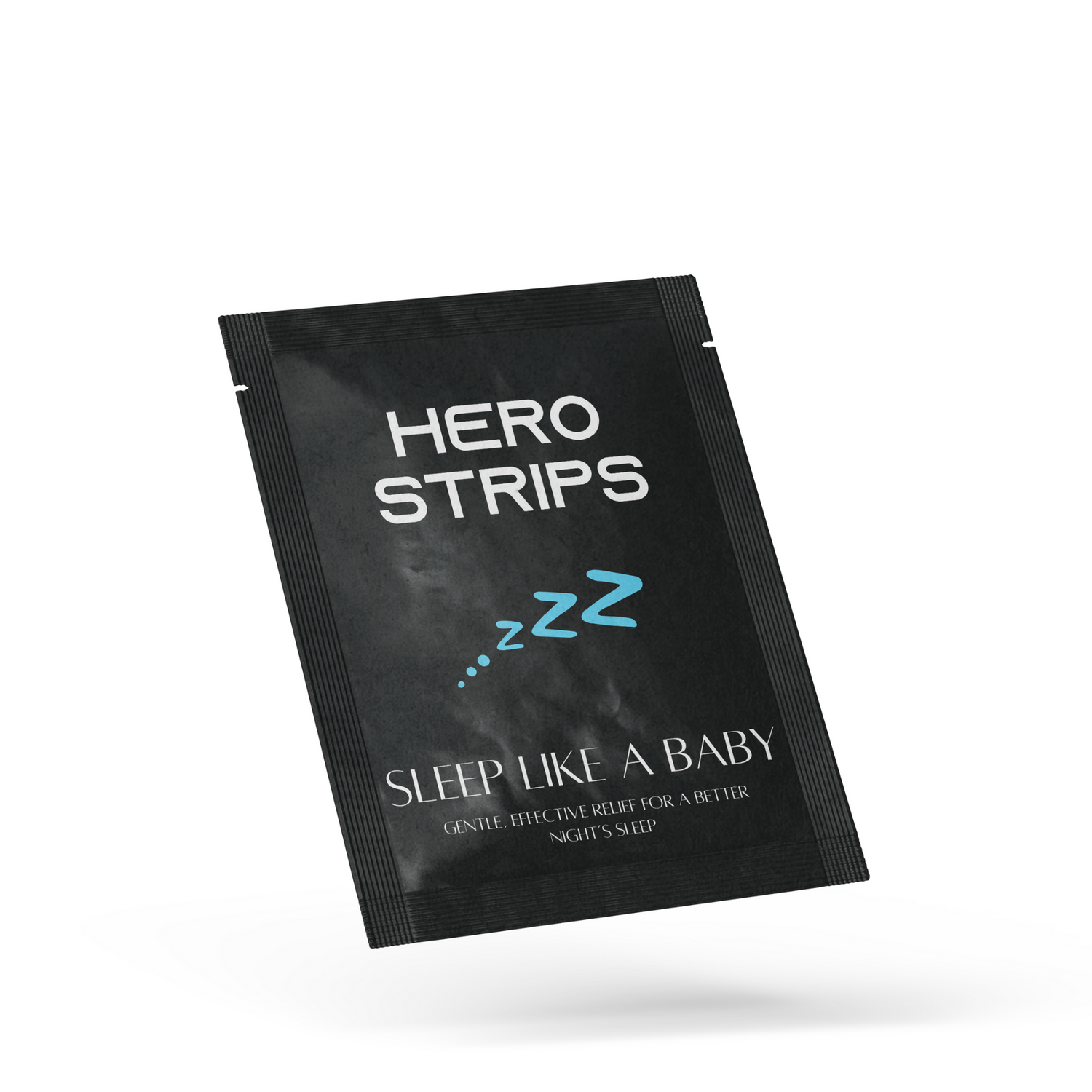 Hero Strips sleep aid packaging on a white background